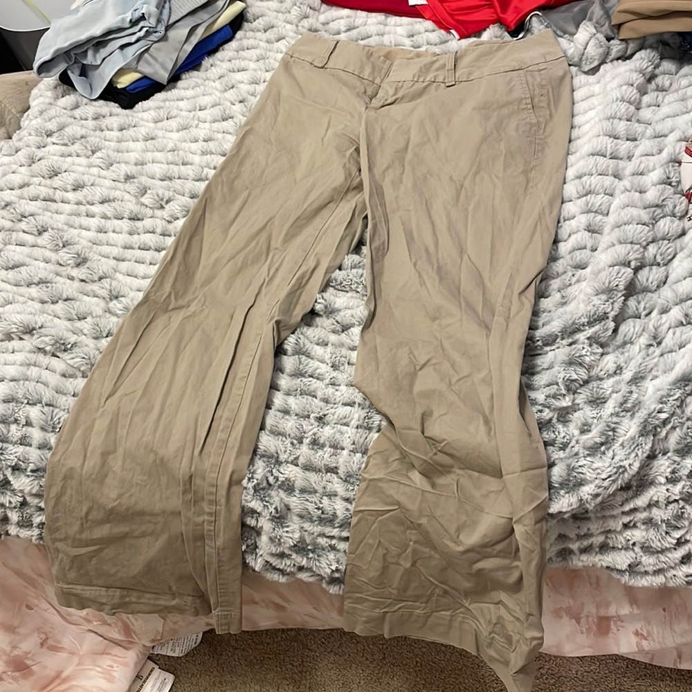 KAHKI BAGGY SCHOOL PANTS